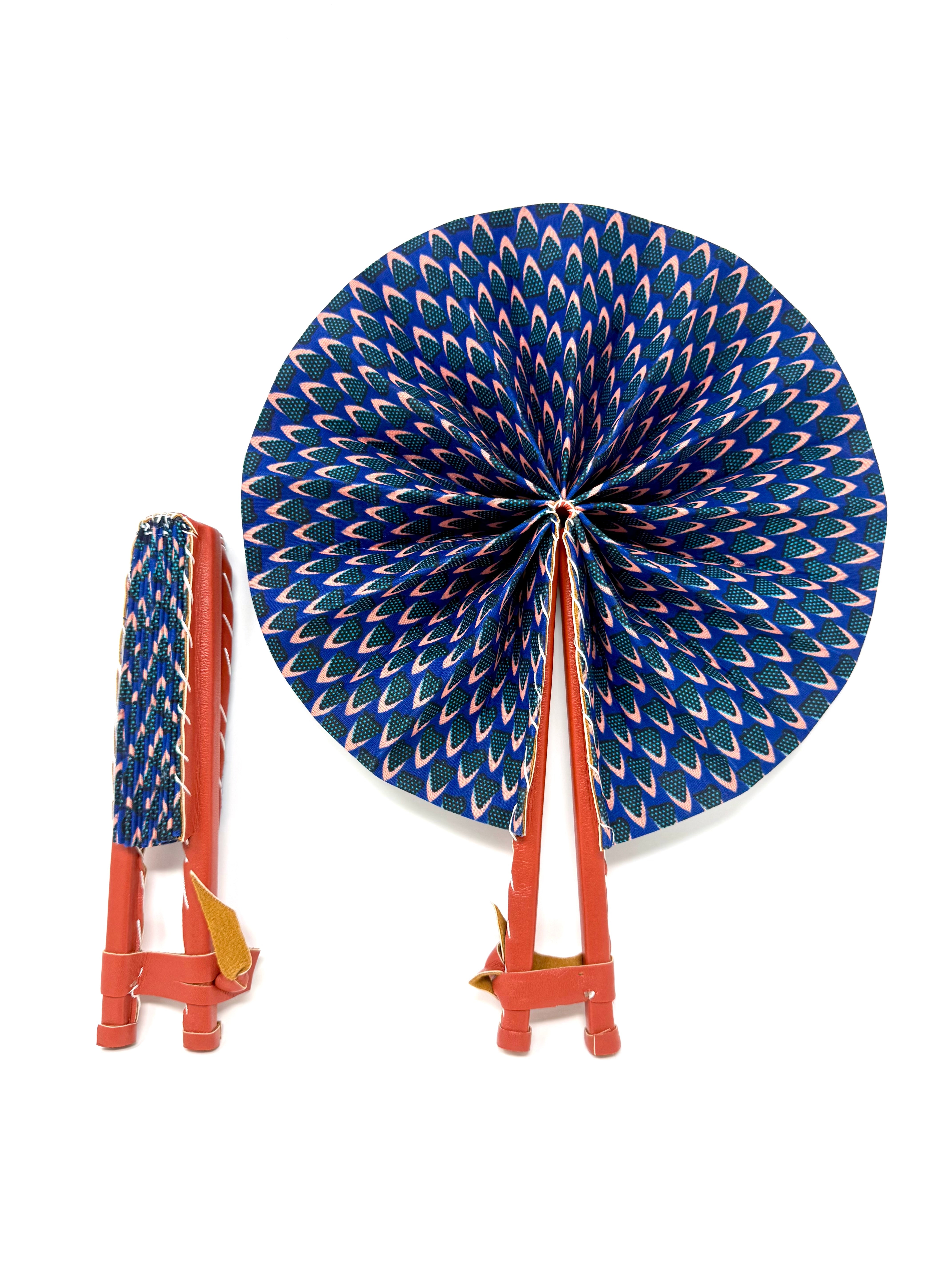 African Print Fan - Gaarmi