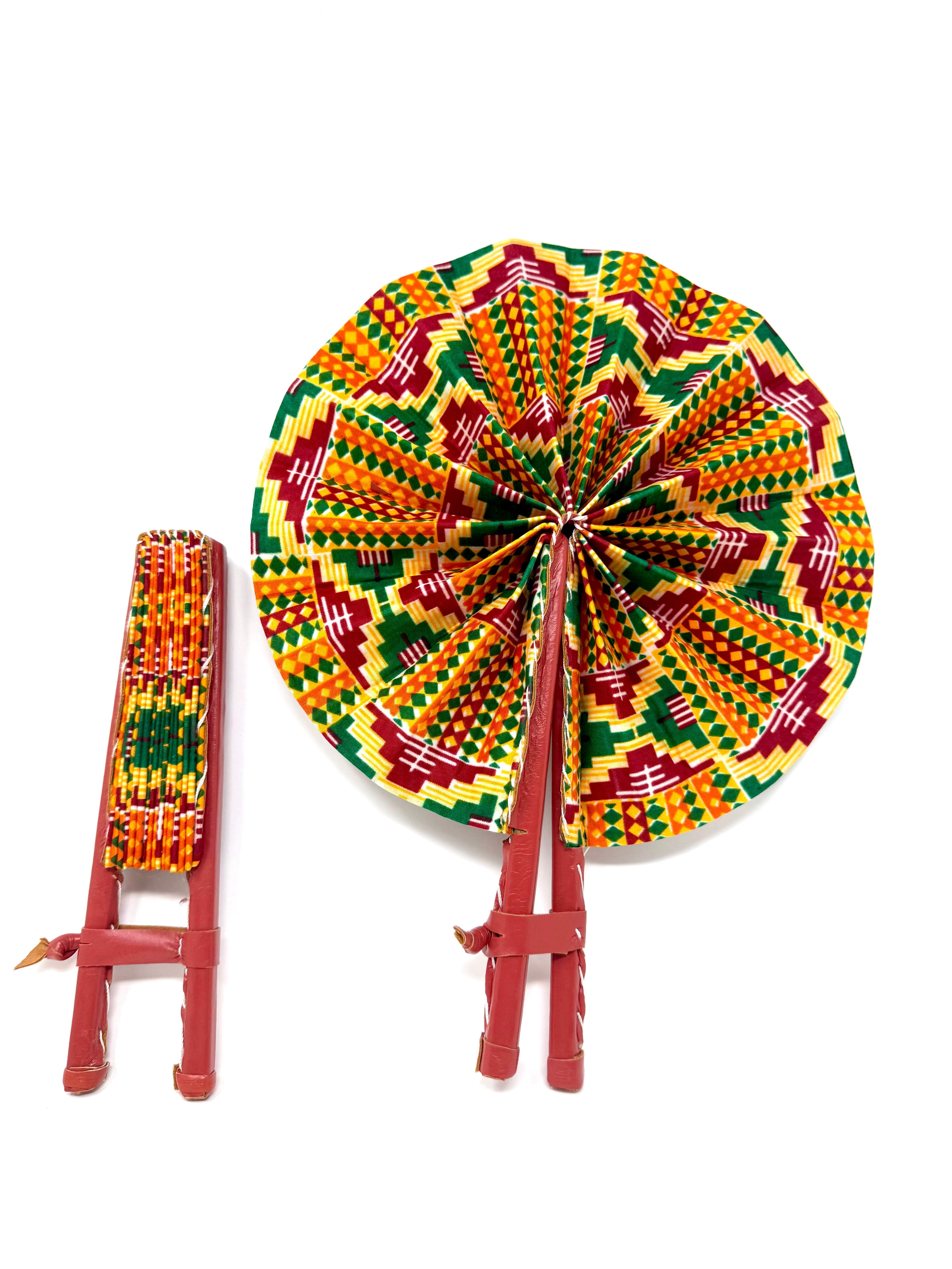 African Print Fan - Gaarmi