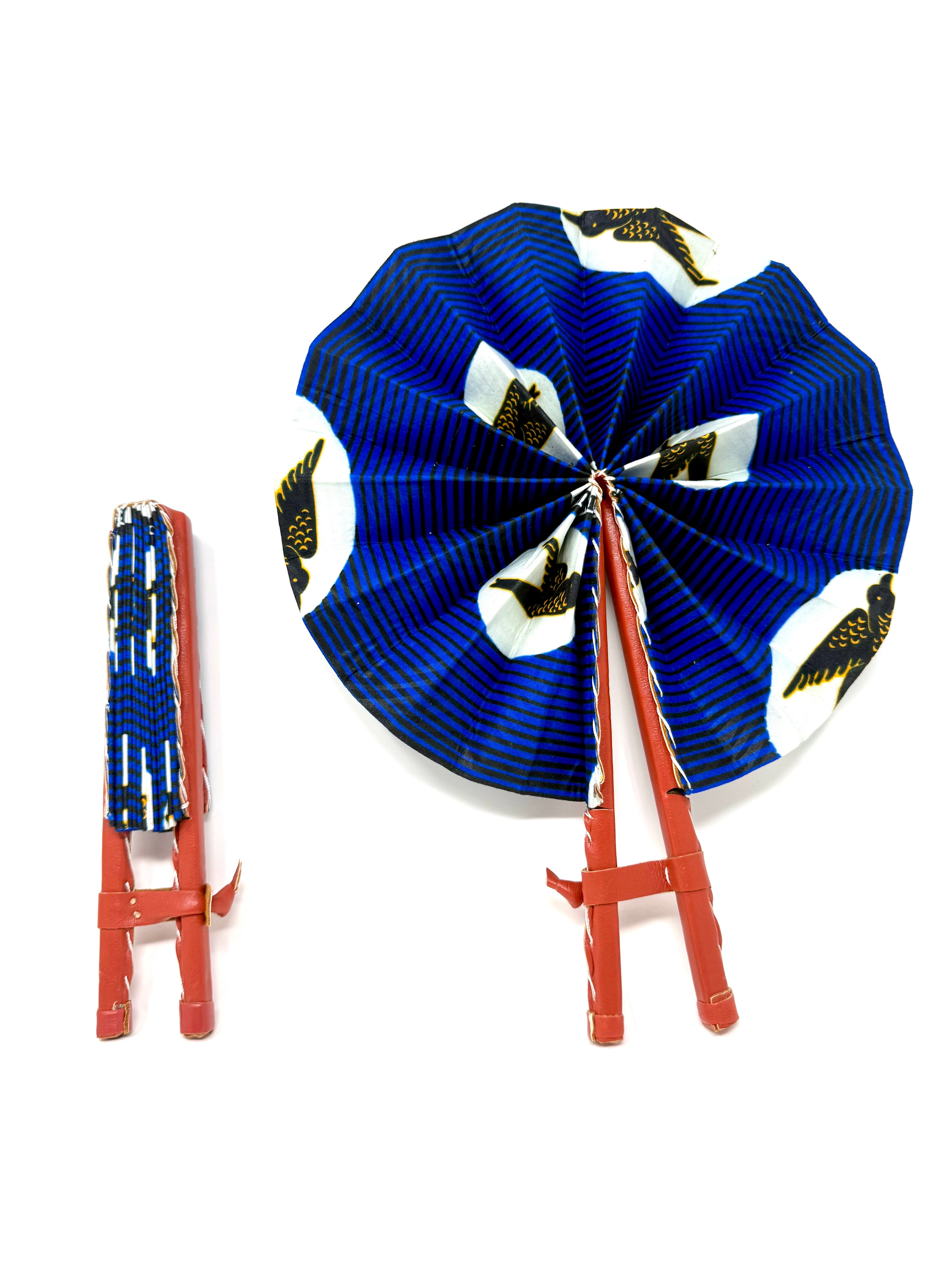 African Print Fan - Gaarmi