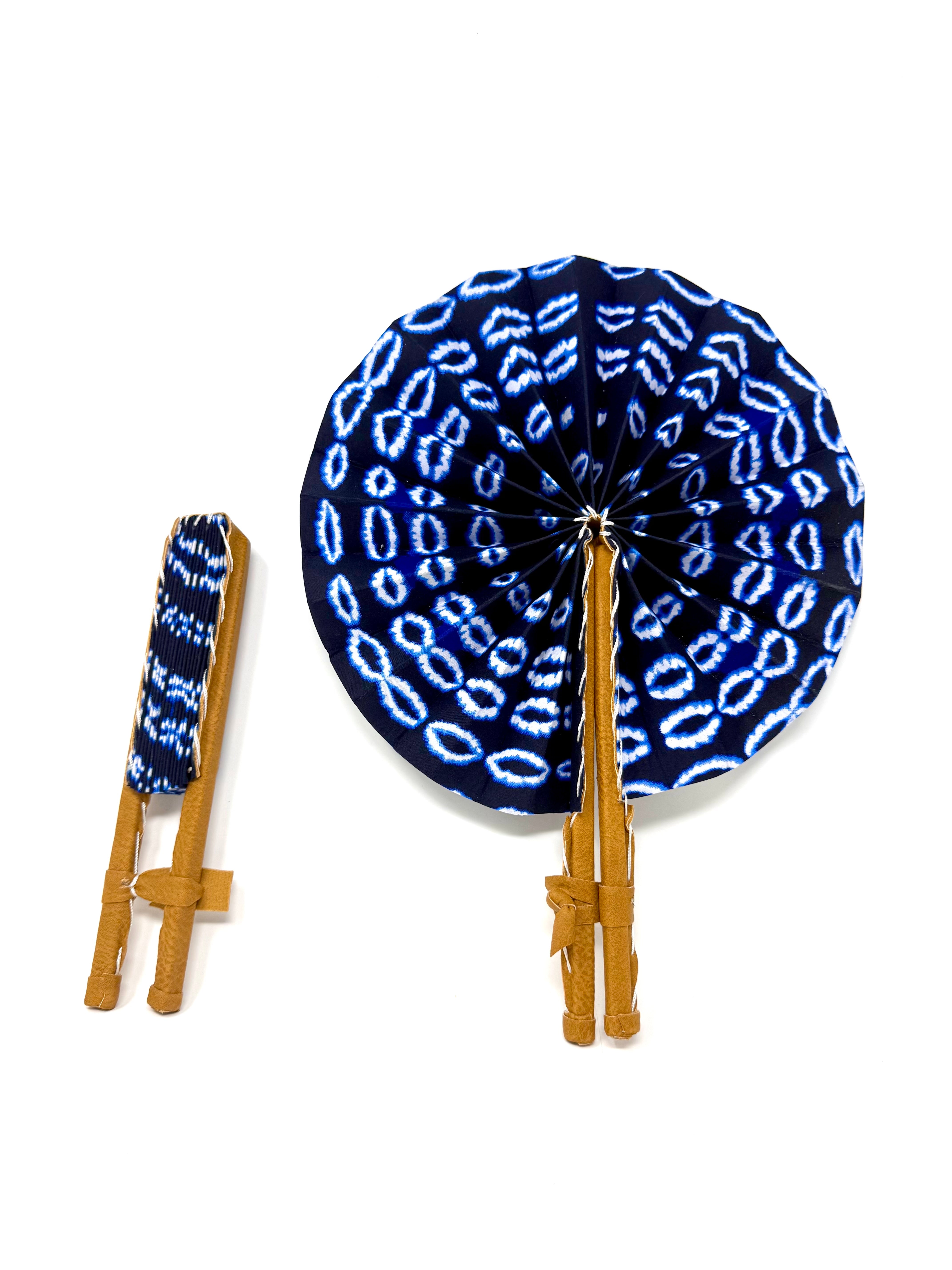 African Print Fan - Gaarmi