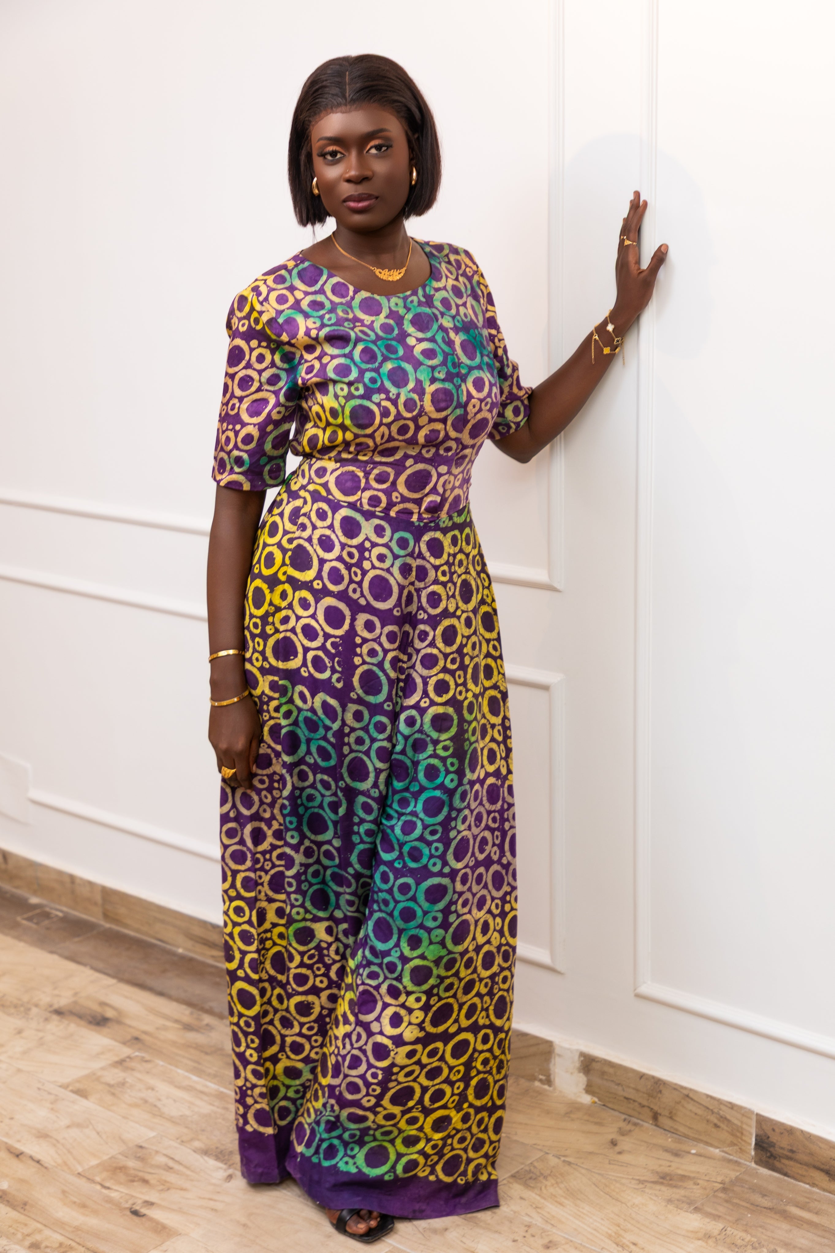 ADJI AMETHYST CIRCLE PRINT JUMPSUIT - Gaarmi