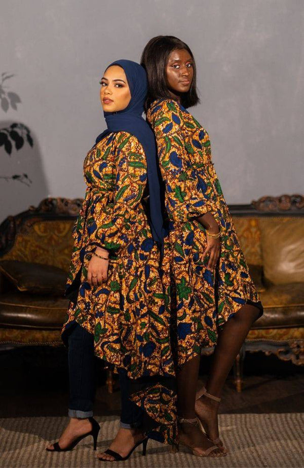 Alima Floral Wrap Dress - Gaarmi