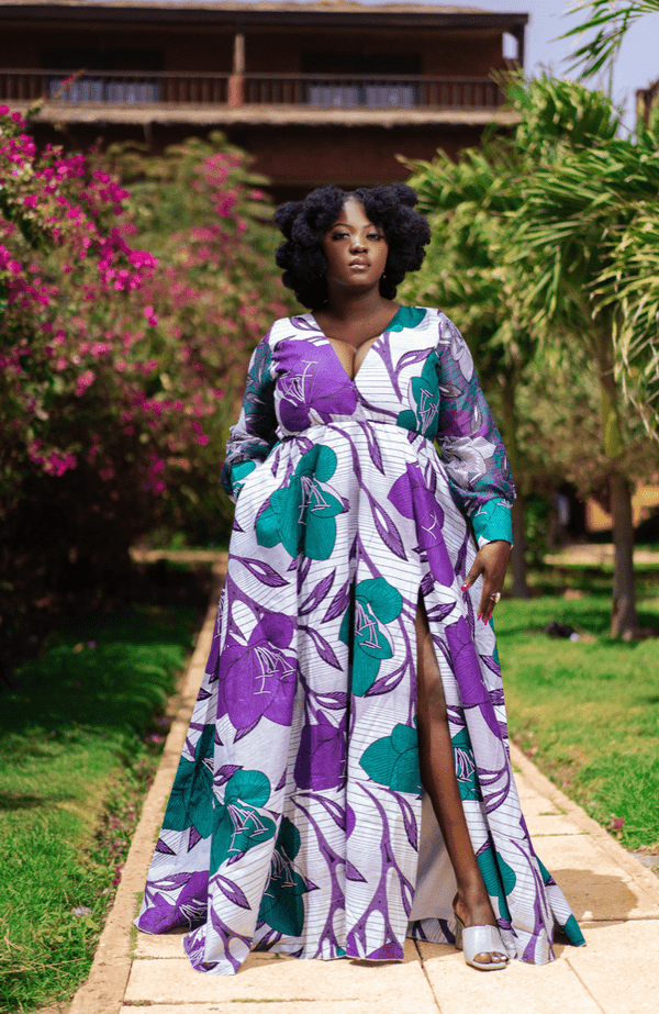 Yacine Floral Maxi Dress - Gaarmi