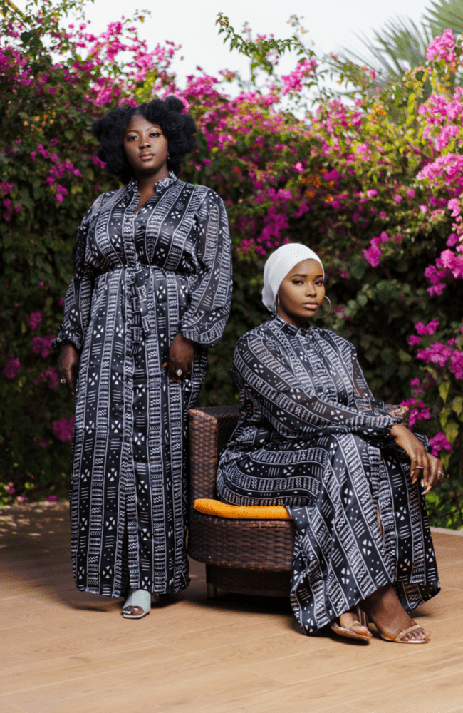 Malado Black Silk Dress - Gaarmi