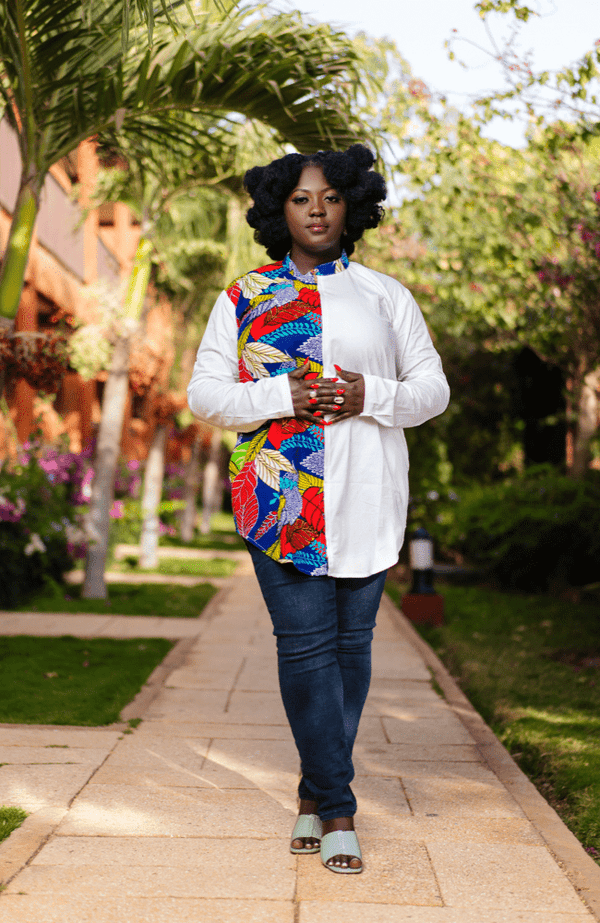 Adama Patchwork Shirt - Gaarmi