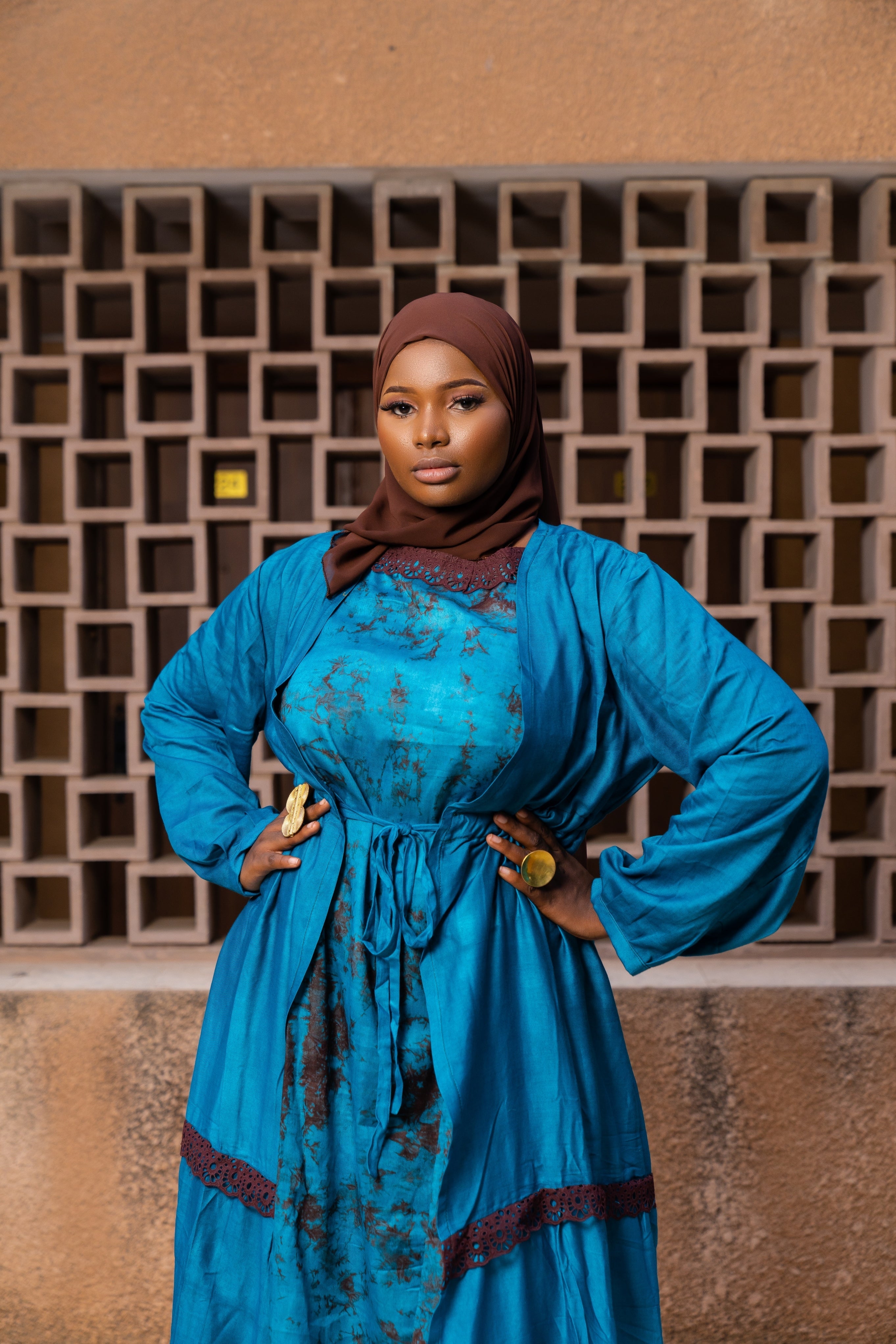 Sira African Tie-Dye Kimono - Gaarmi
