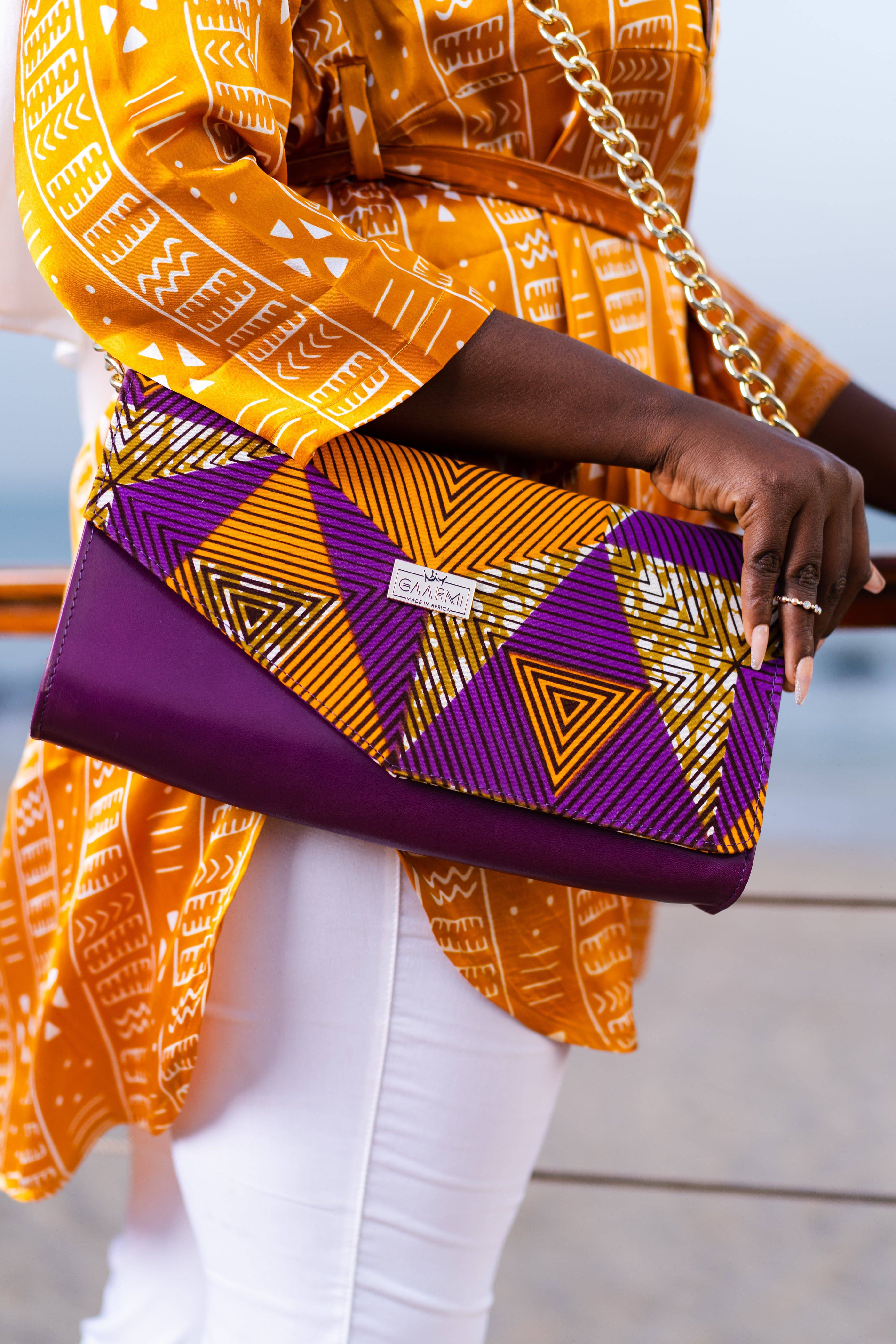 Hawah Purple Clutch - Gaarmi