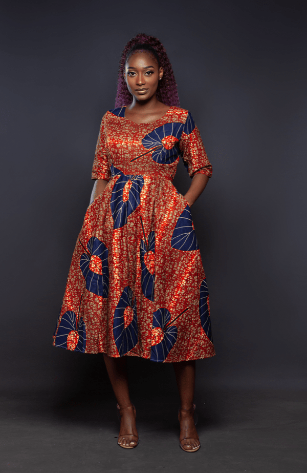 Adja Midi Dress - Gaarmi