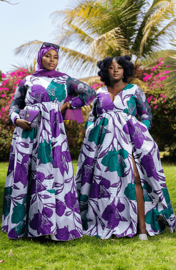 Yacine Floral Maxi Dress - Gaarmi