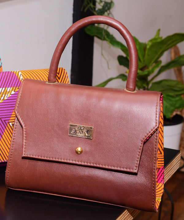 Awa Chocolate Clutch - Gaarmi