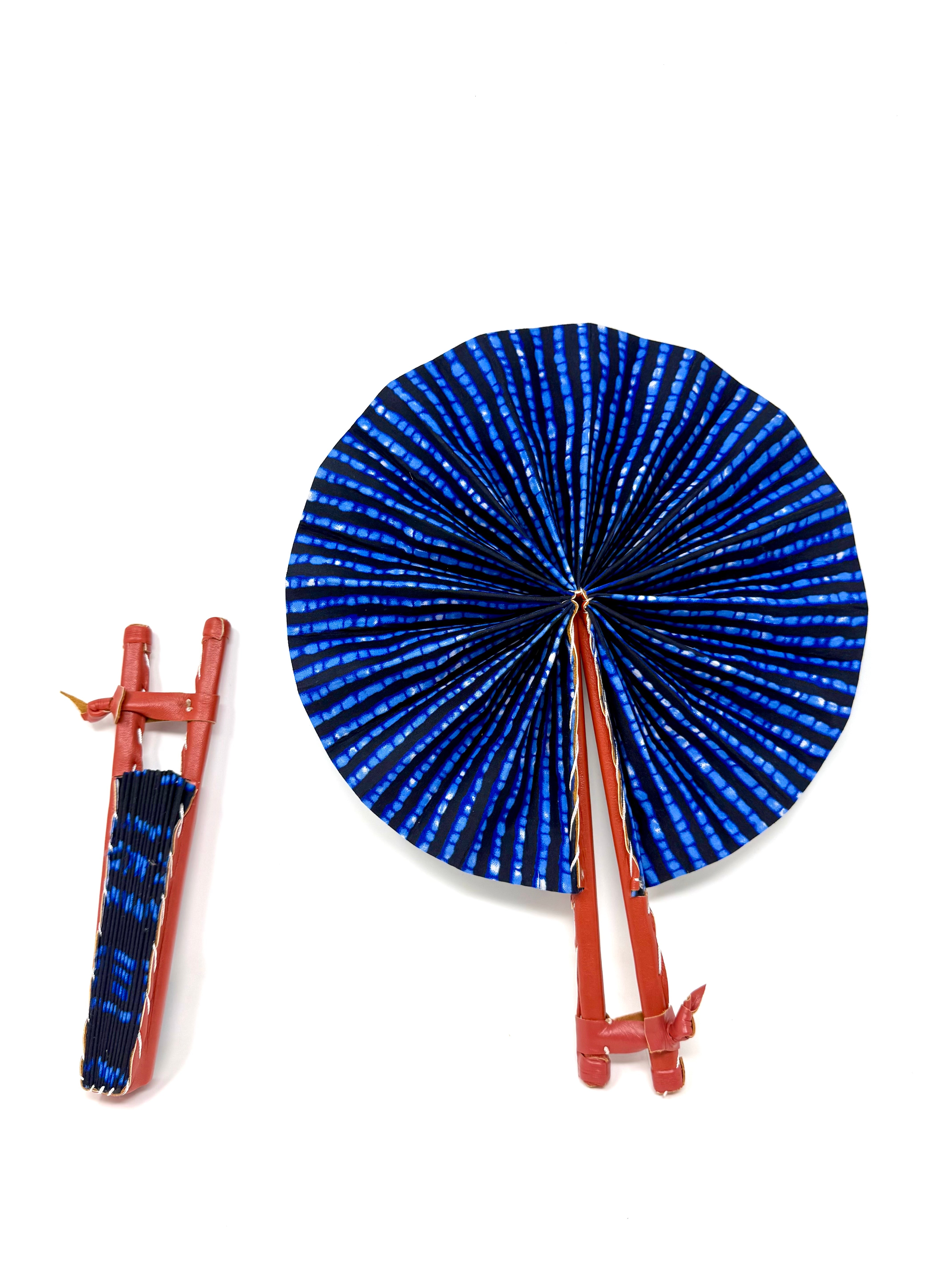African Print Fan - Gaarmi