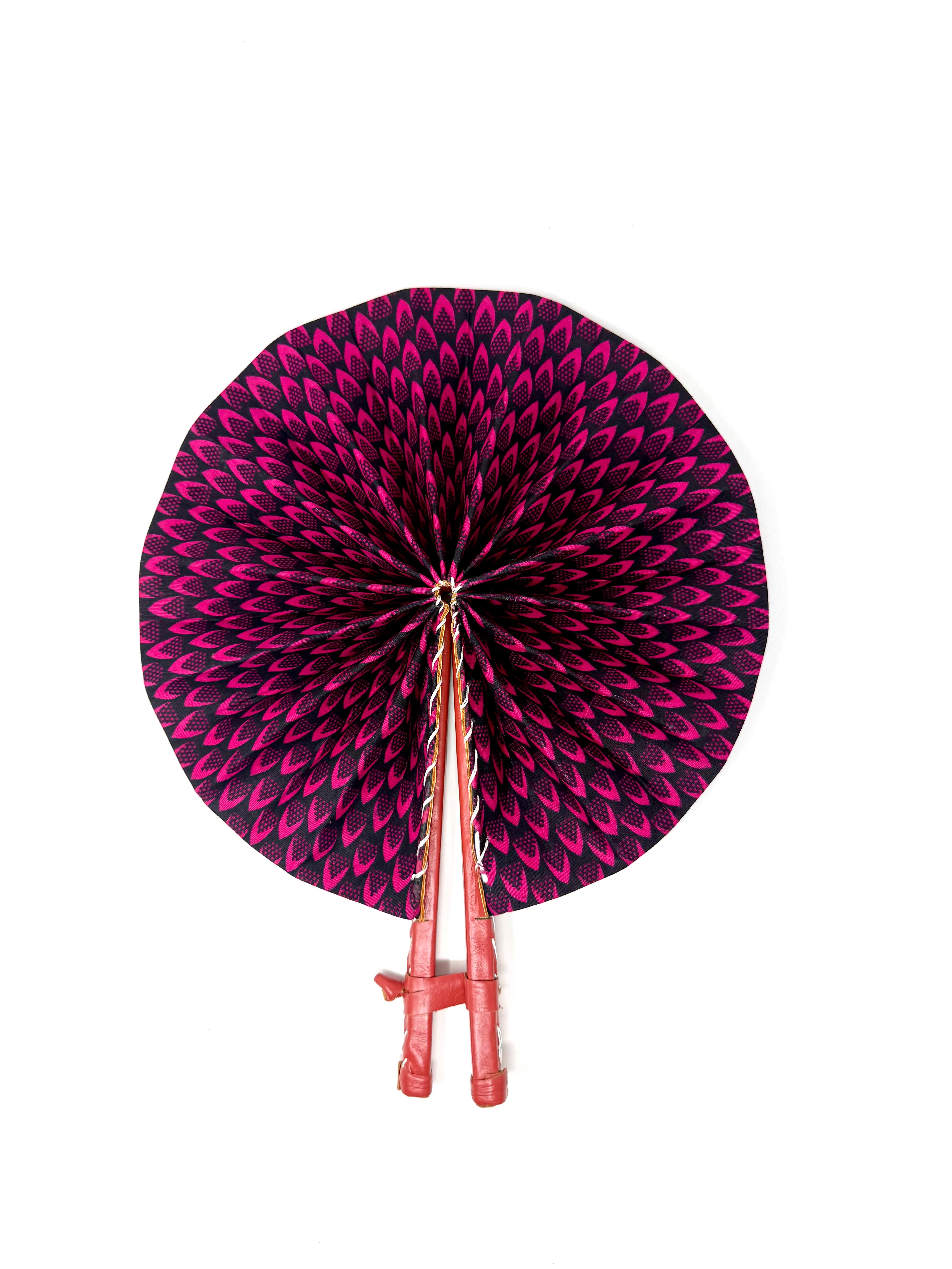African Print Fan - Gaarmi