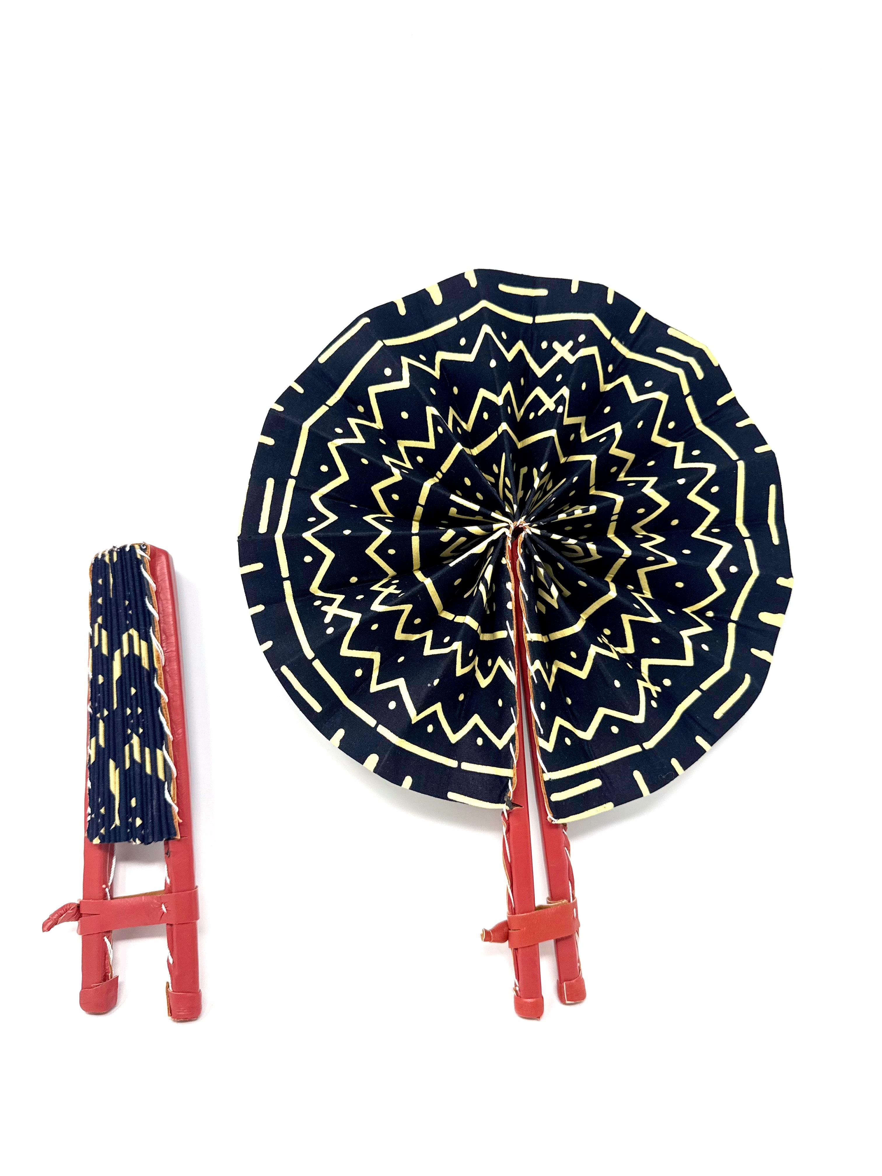 African Print Fan - Gaarmi