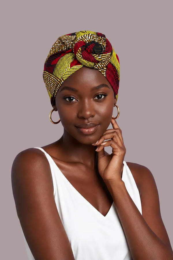 Aby Satin Lined Instant Headwrap - Gaarmi