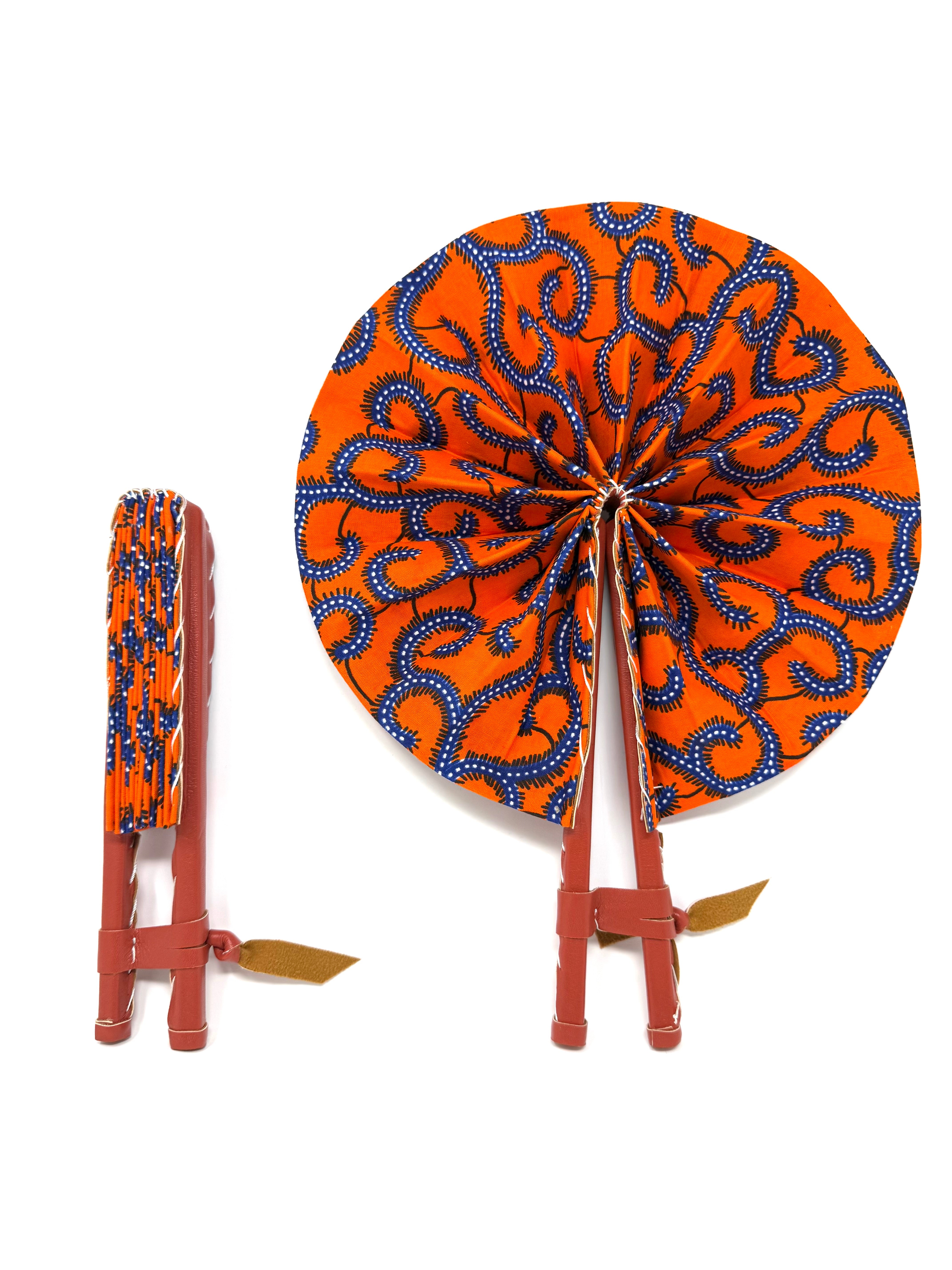 African Print Fan - Gaarmi
