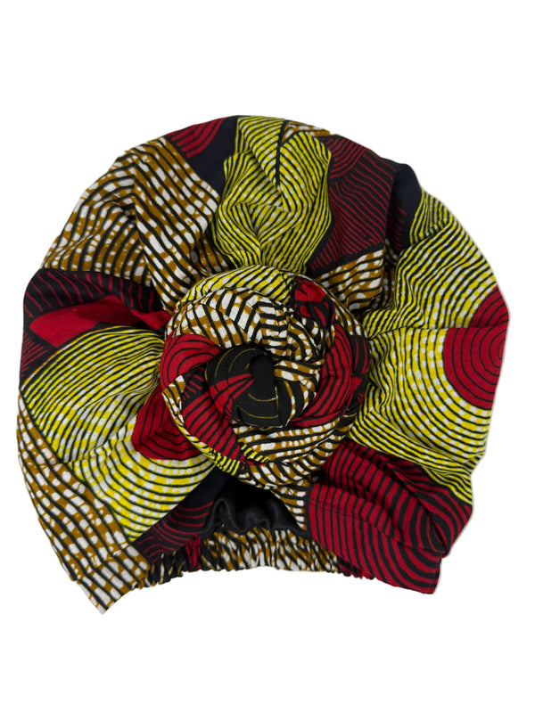 Aby Satin Lined Instant Headwrap - Gaarmi