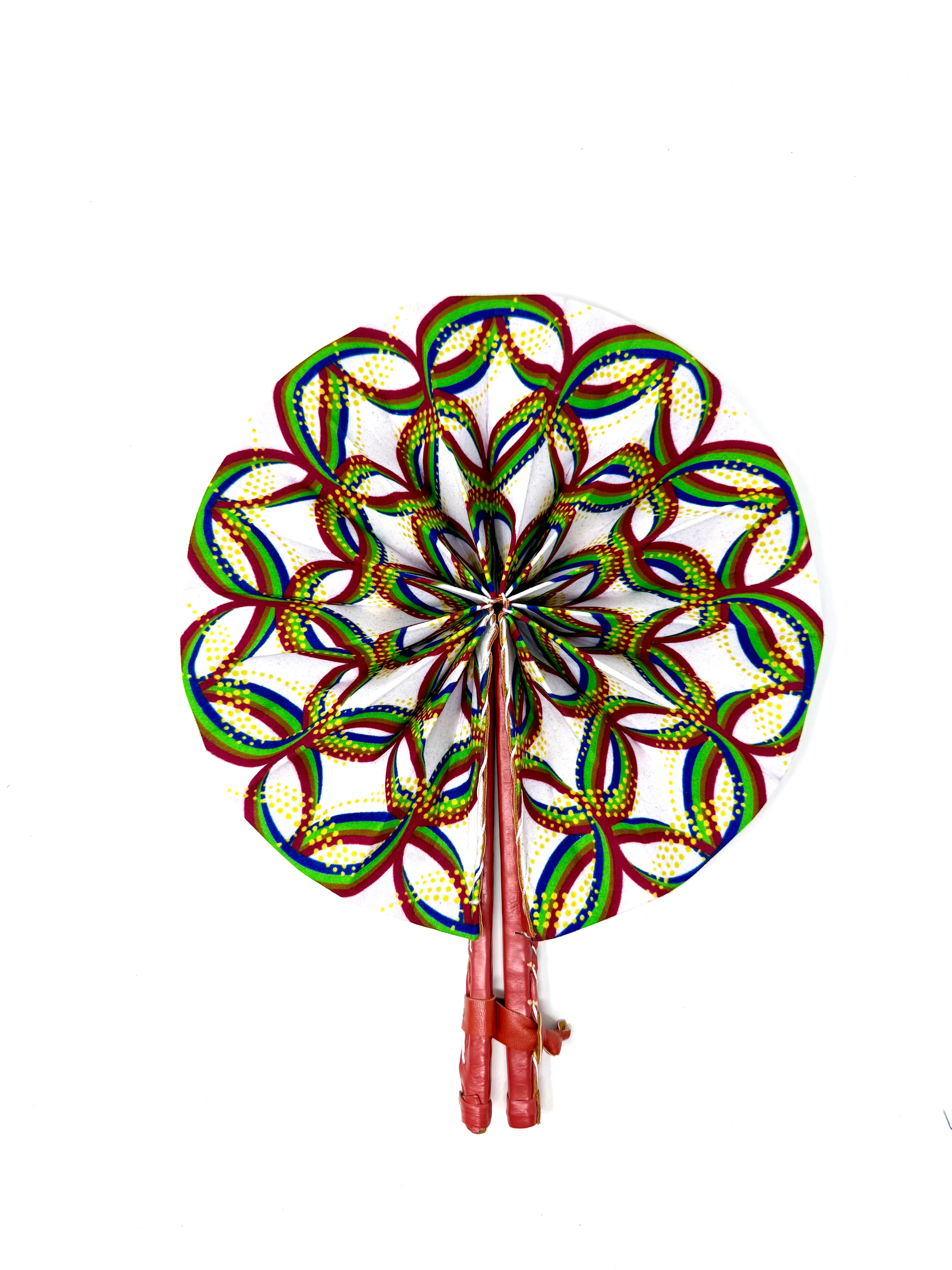 African Print Fan - Gaarmi