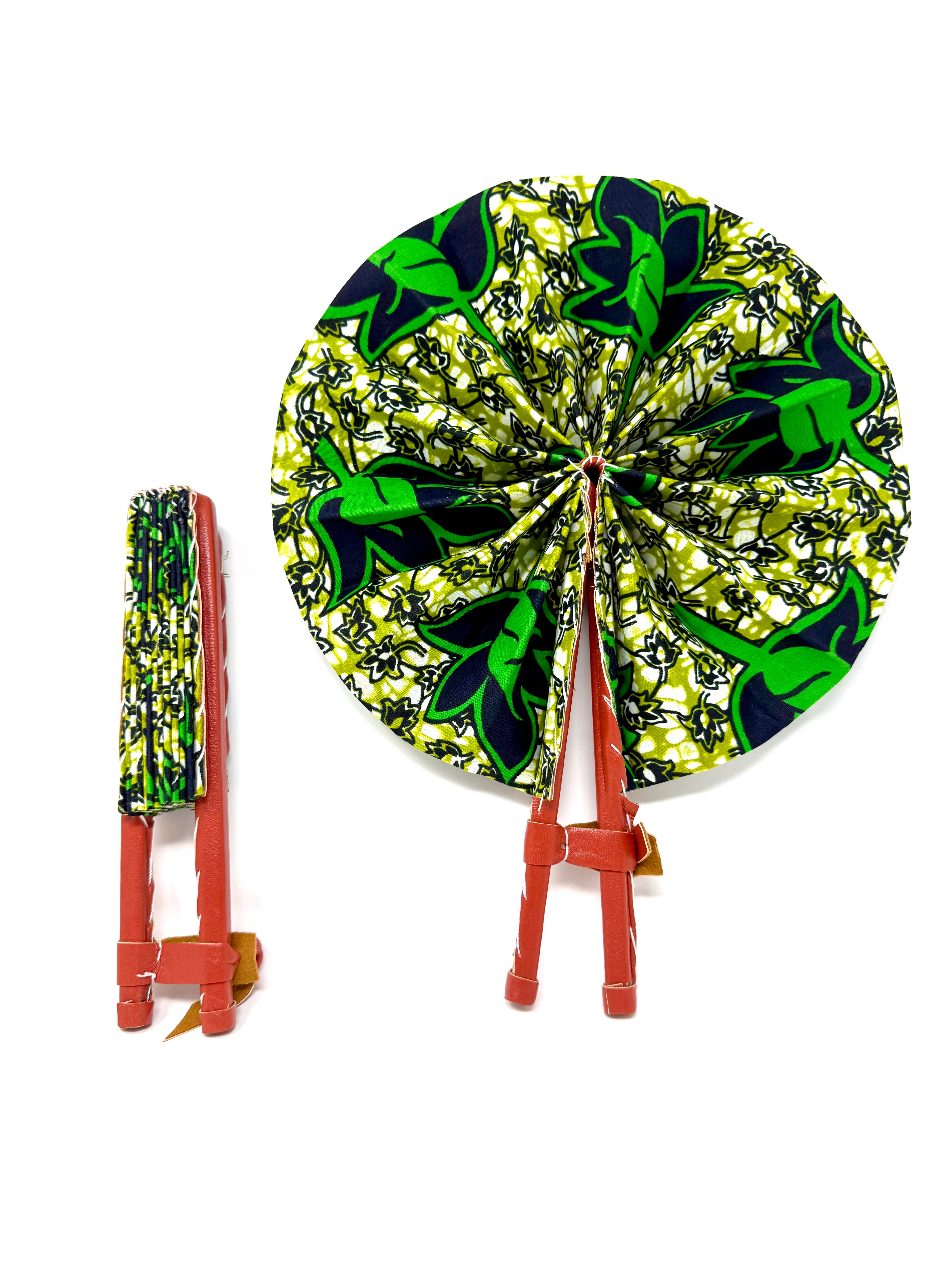 African Print Fan - Gaarmi