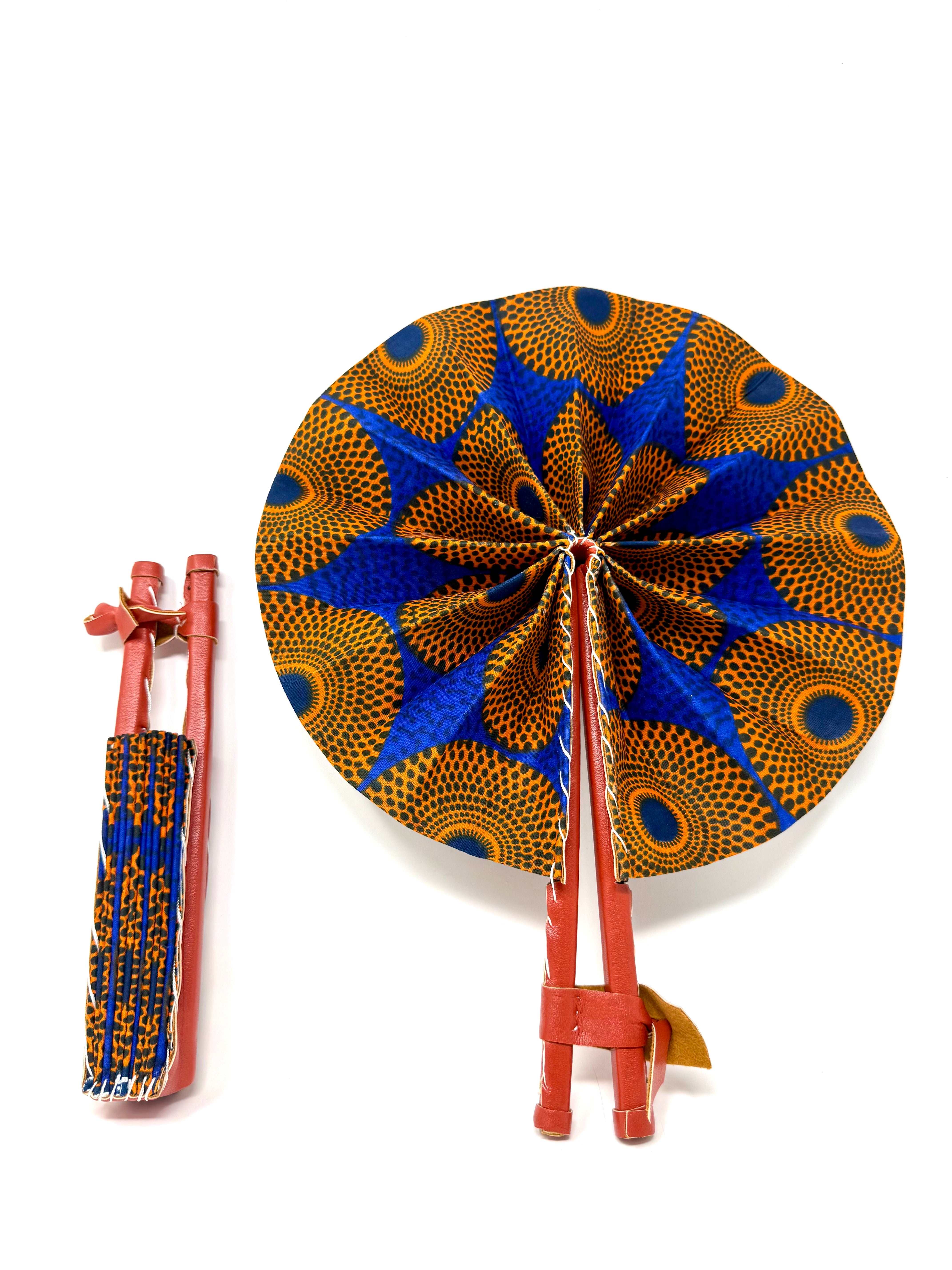 African Print Fan - Gaarmi