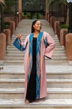 Fanta Knitted African Kimono (Blush Pink) - Gaarmi