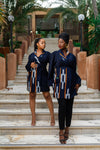 Fatim Knitted African Blazer Dress - Gaarmi