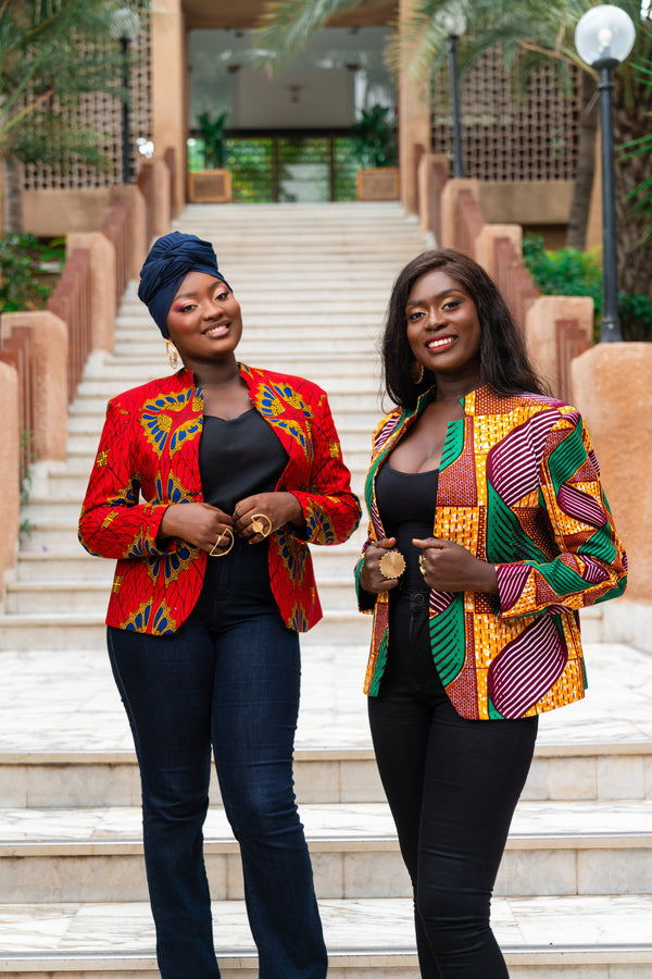 Oulimata African Print Blazer - Gaarmi
