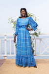 Astou African Print Chiffon Skirt Only - Gaarmi