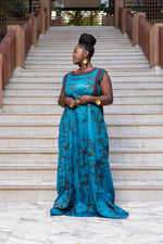 Sira African Tie-Dye Dress - Gaarmi