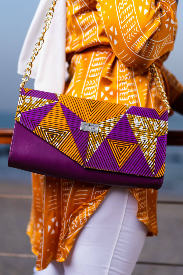Hawah Purple Clutch - Gaarmi