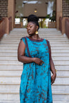 Sira African Tie-Dye Dress - Gaarmi