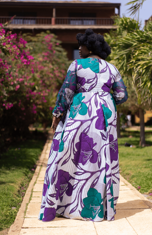 Yacine Floral Maxi Dress - Gaarmi
