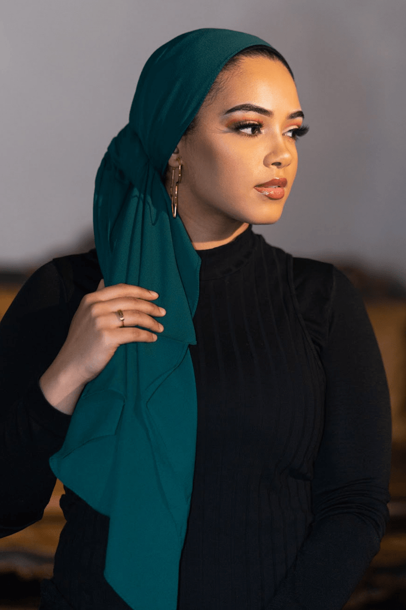 Green Hijab Scarf - Gaarmi